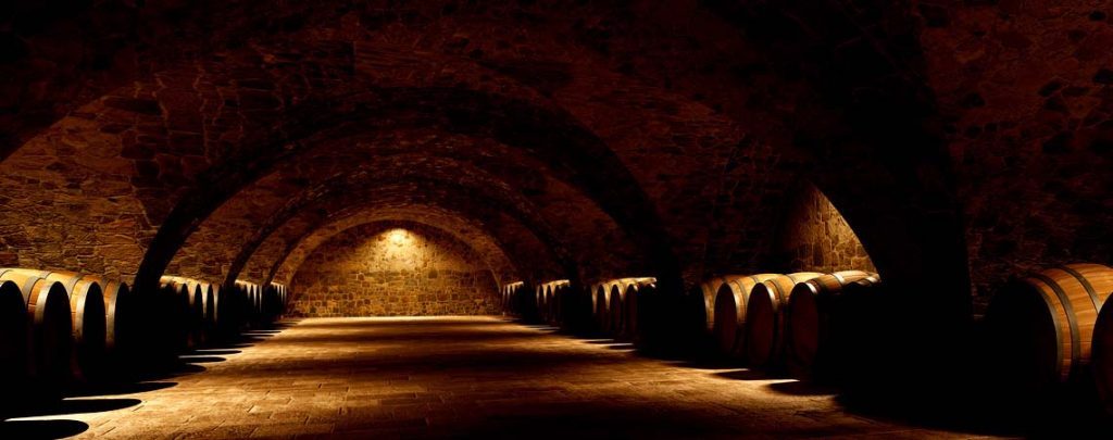 De wijnkelder van Señorio de San Vicente in de Rioja